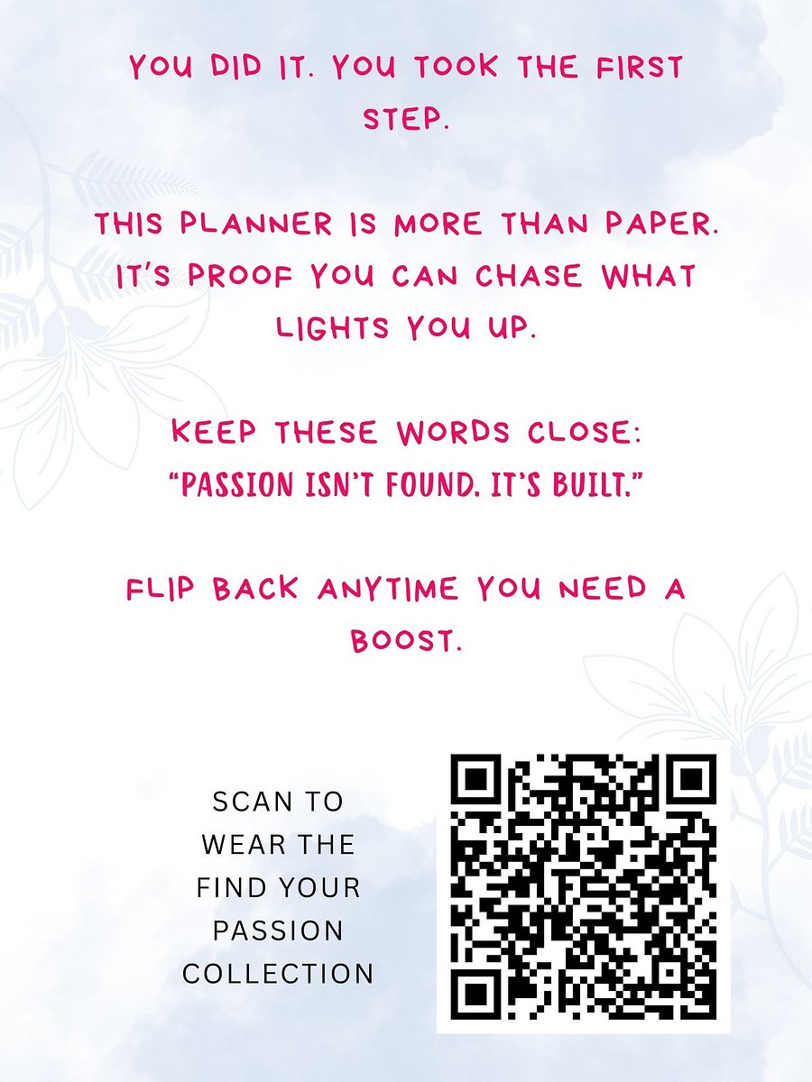 Find Your Passion Planner | Follow Your Passion Planner | Start Your Business Planner product image (9)