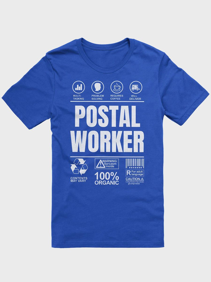 POSTAL WARNING LABEL UNISEX TEE product image (9)