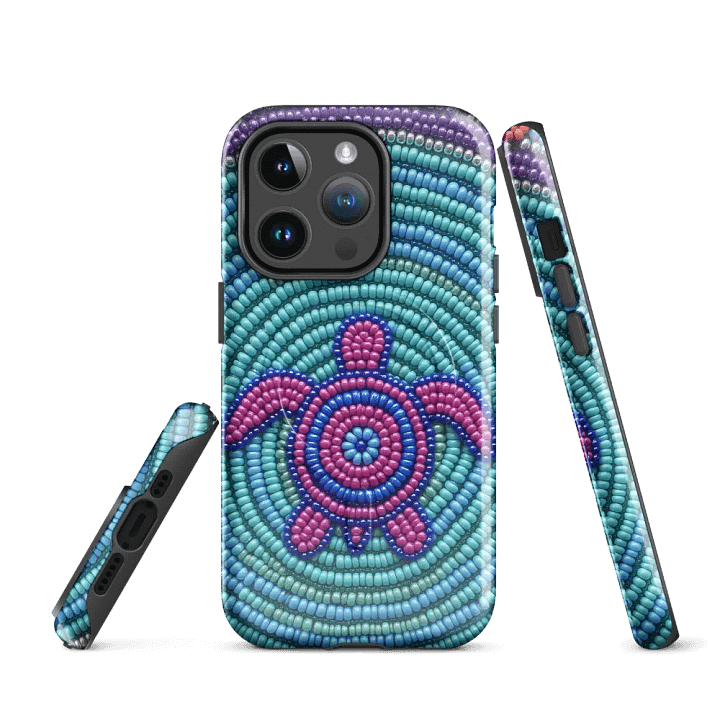 Turtle Faux-Beadwork iPhone® MagSafe® Tough Case product image (3)