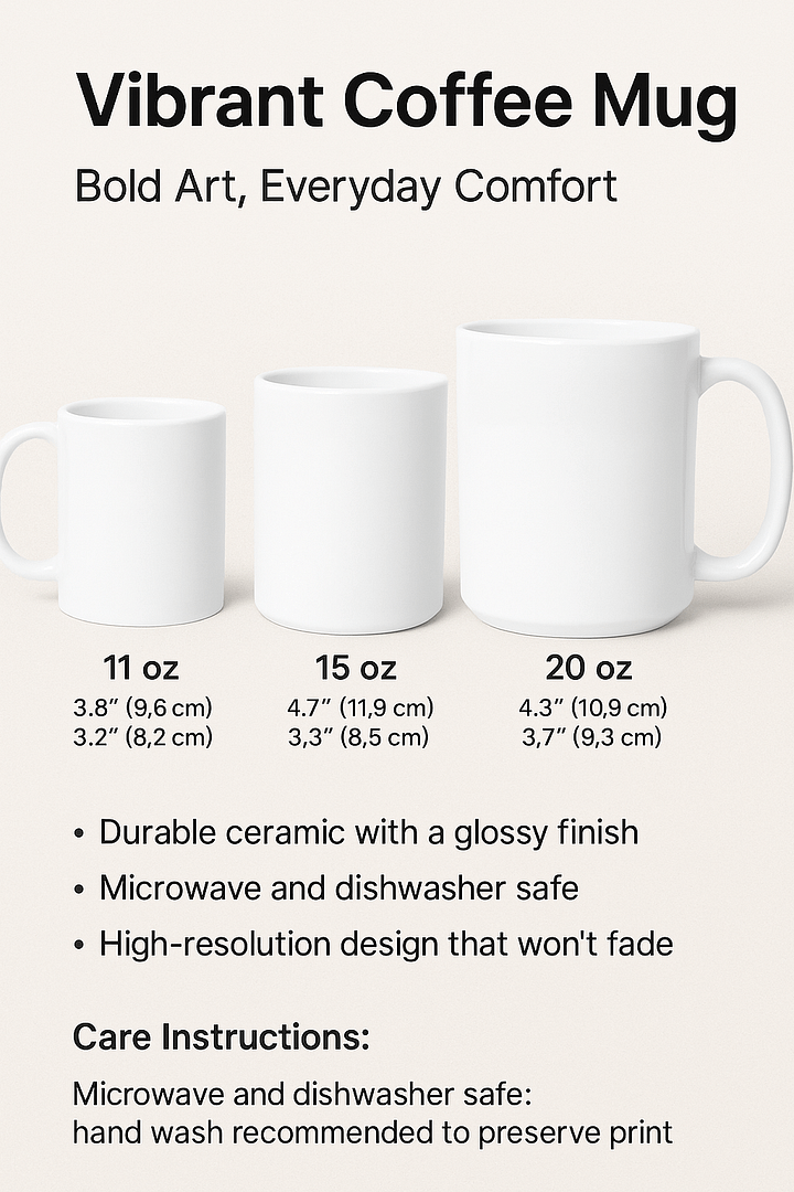Singer From Kazakhstan Vivid Groovy Mug product image (2)