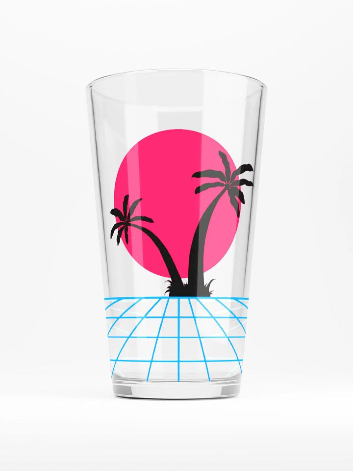Retro Sunset Shaker Pint Glass product image (1)