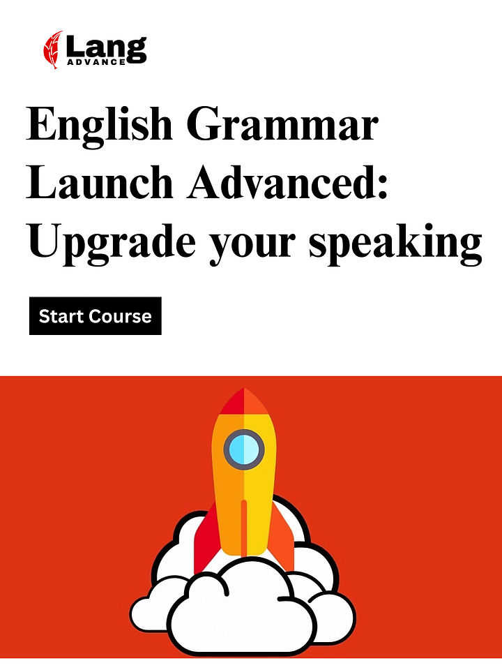 English Grammar Launch Advanced: Upgrade your speaking product image (1)