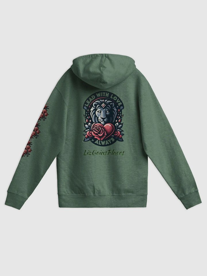 Lead with Love Crest Zip-Up Hoodie product image (4)