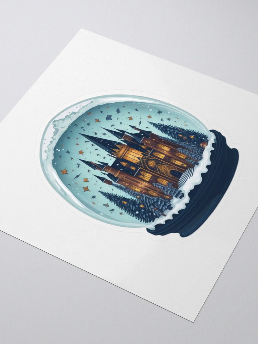 Enchanted Castle Snow Globe Sticker product image (7)