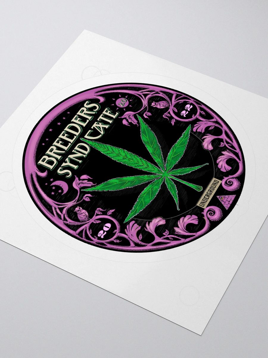Breeders Syndicate Podcast Classic Logo Sticker 3 Sizes product image (8)