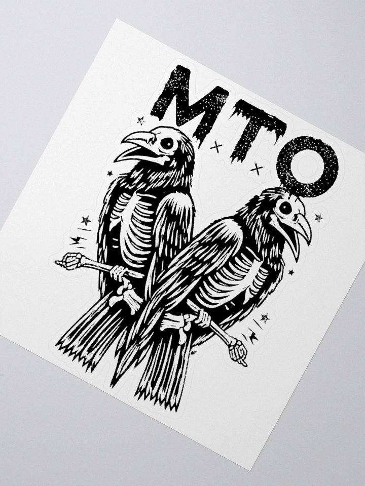 MTO - Crow twin Sticker product image (2)