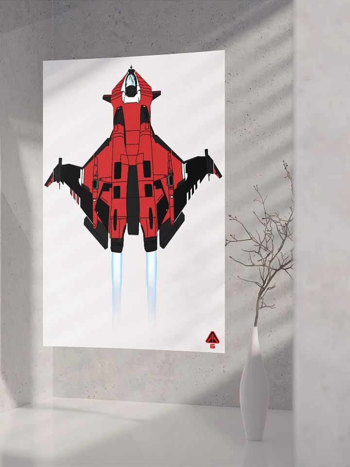 Custom Light Fighter Matte Poster product image (2)