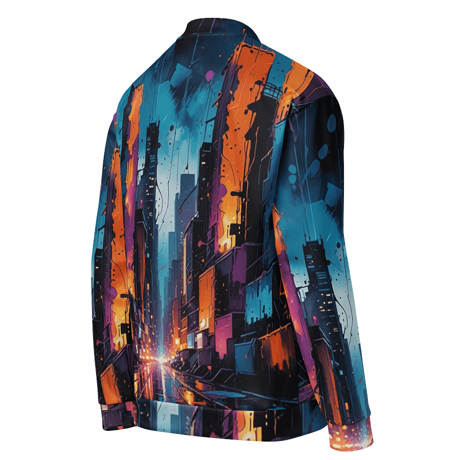 Abstract City 1 Bomber Jacket product image (4)
