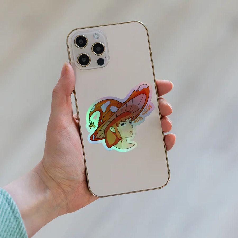 Magic Mushroom Holographic Sticker Sheet product image (6)