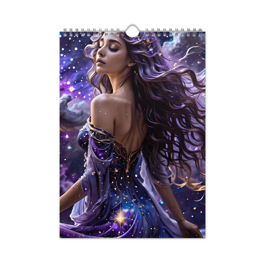 Celestial Goddess in the Cosmic Realm calendar 2025 product image (3)
