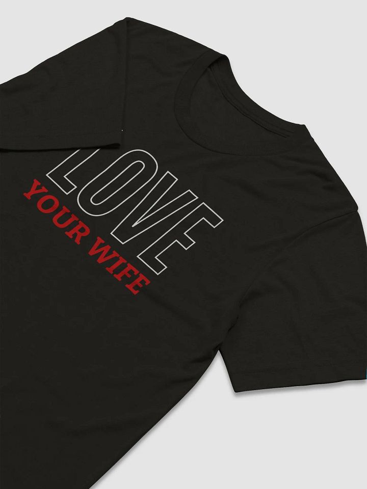 Love Your Wife - Husband's Couple Shirt (Black, Navy) product image (2)