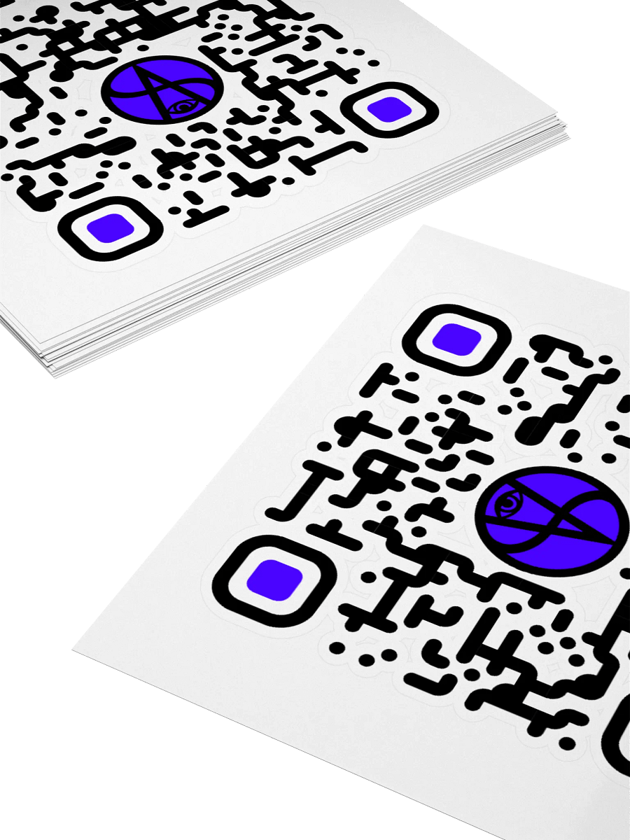 O.P. Logo & QR | Kiss-Cut Sticker product image (12)