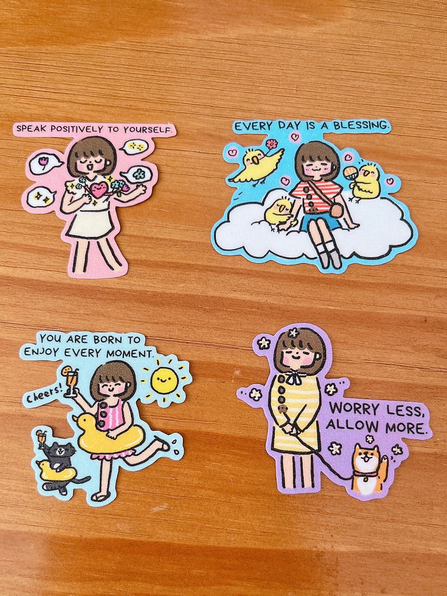 Positivity Glitter Stickers Bundle #5 product image (2)