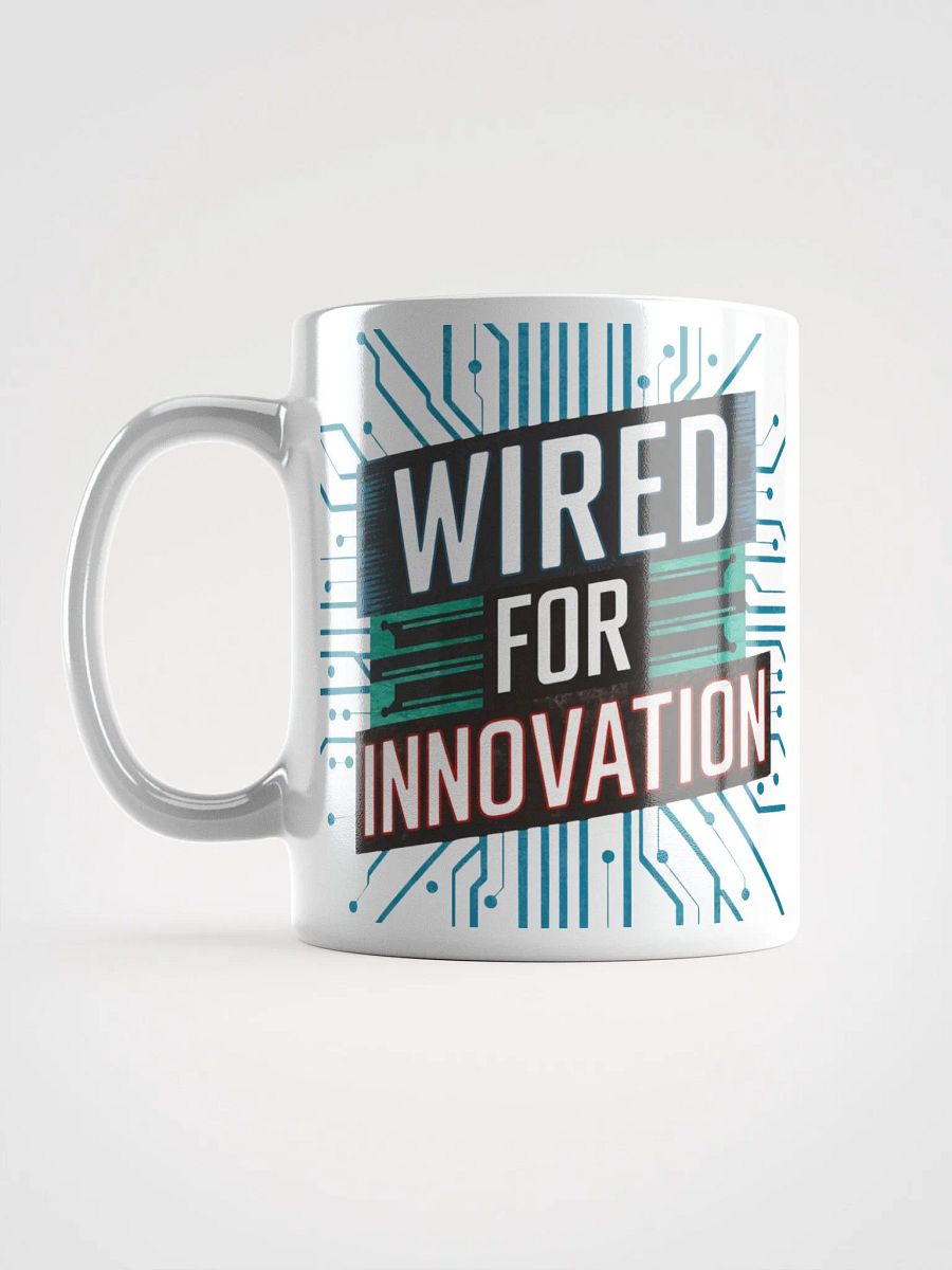 Wired For Innovation Code Design Mug for Tech Geeks product image (6)
