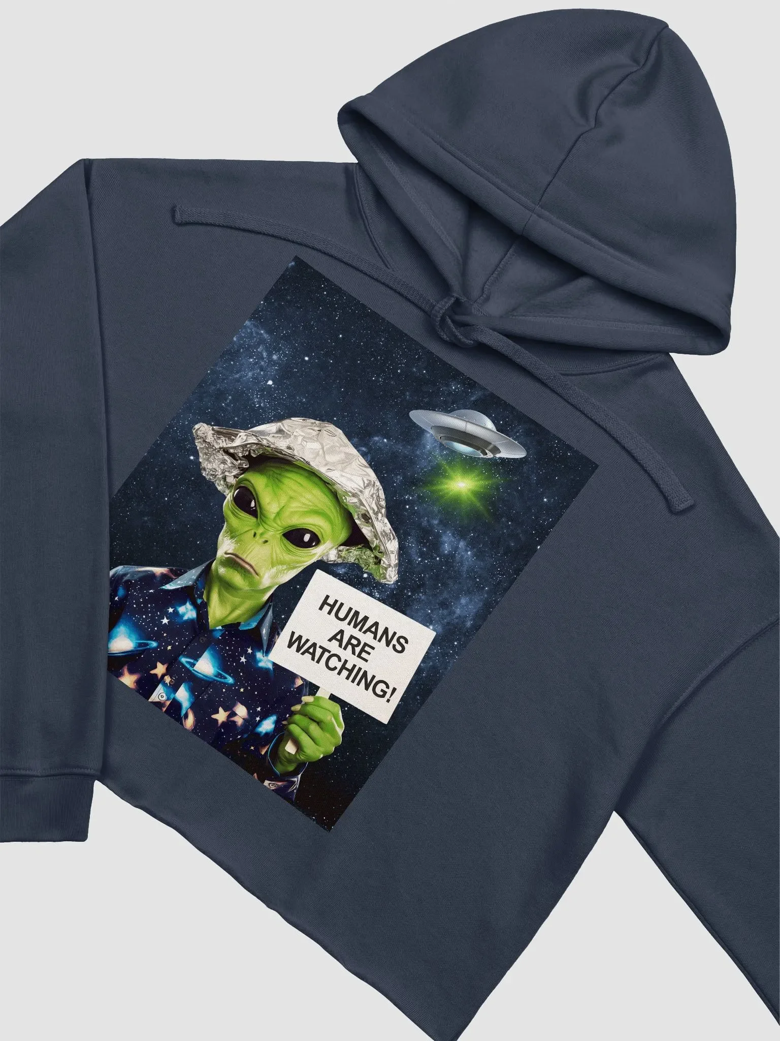 Cosmic Conspiracy Crop Hoodie Bella+Canvas (Women's) product image (16)