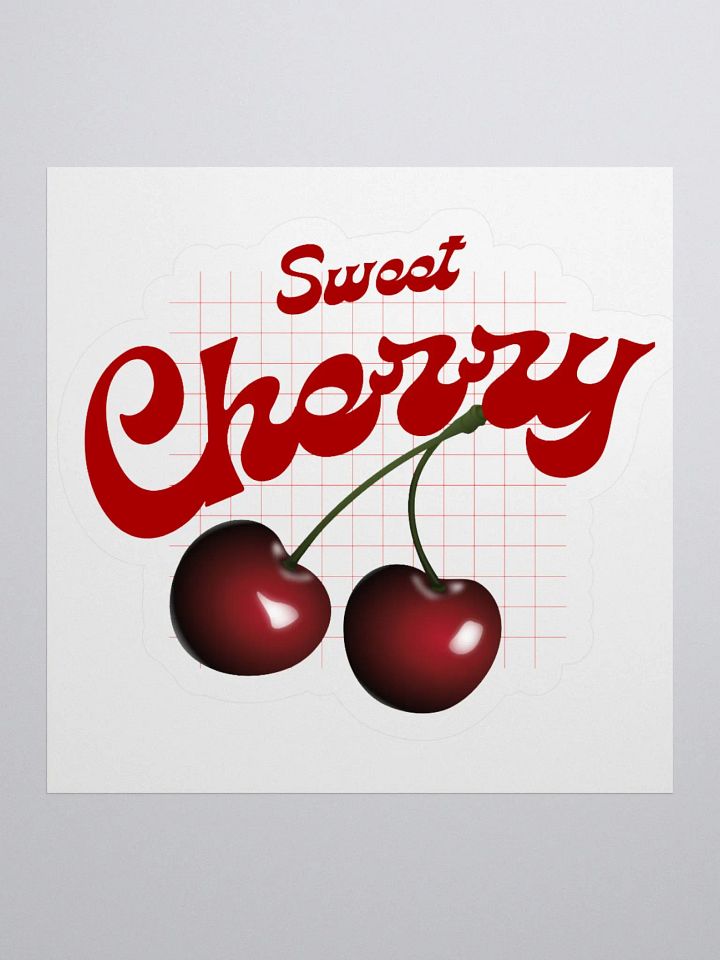 Sweet Cherry Kiss Cut Stickers product image (2)