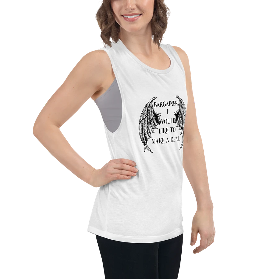 Bargainer Calling Card Bella+Canvas Women's Flowy Muscle Tank product image (52)