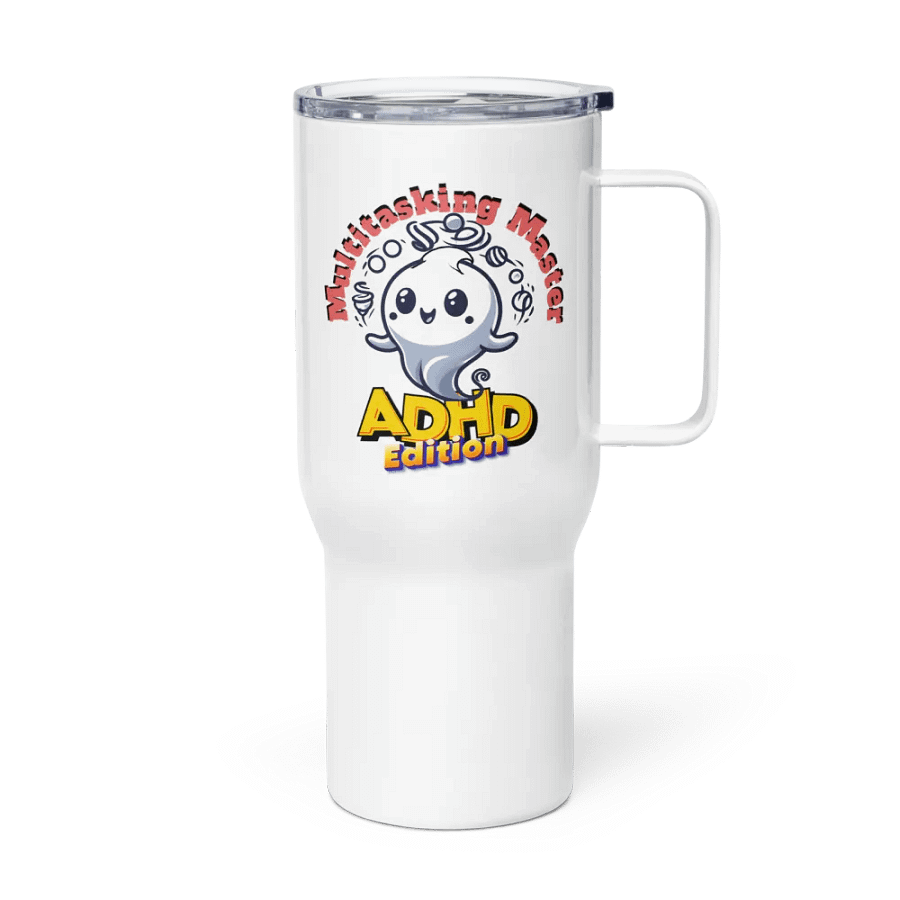 ADHD Multitasking Master Travel Mug with a Handle product image (4)