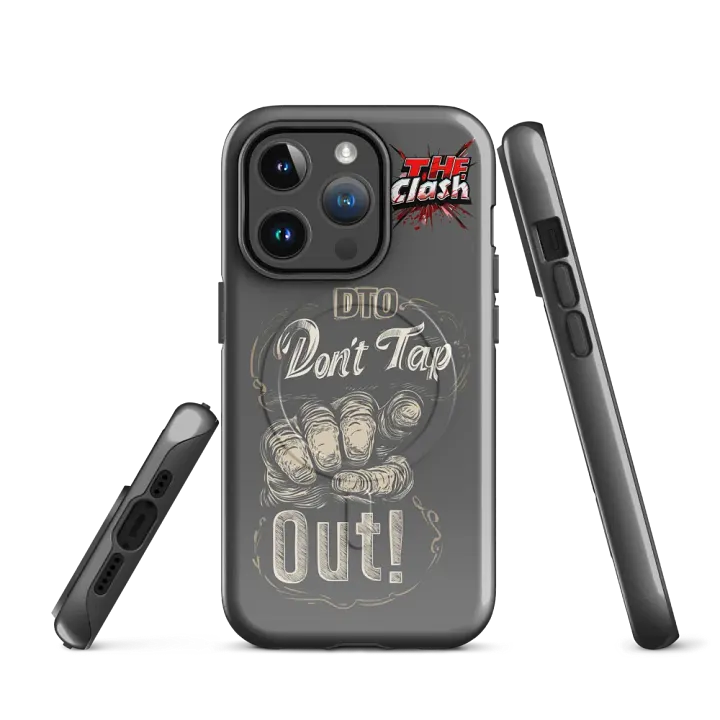 The Clash iPhone Case - Don't Tap Out, Grey product image (3)