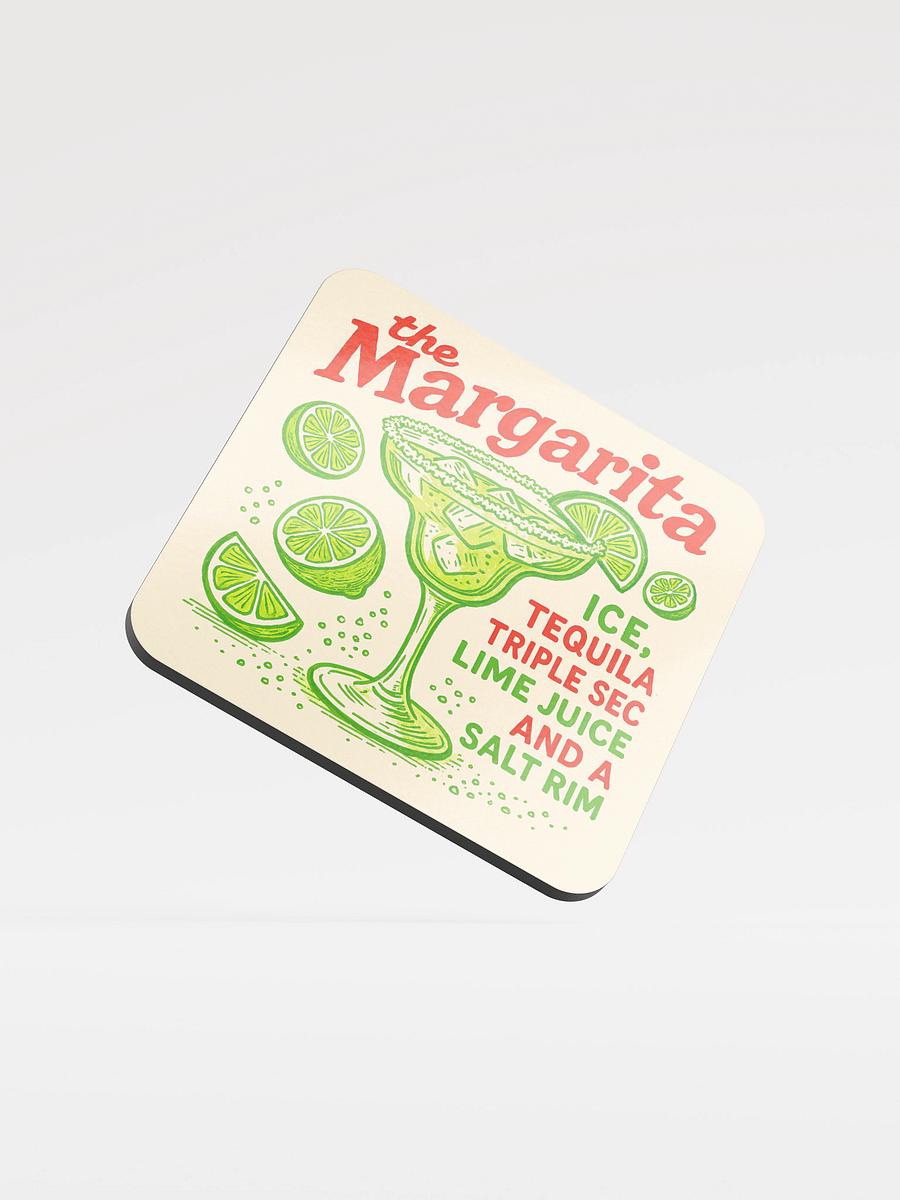 Margarita Cocktail Coaster – Vibrant Retro Barware product image (2)