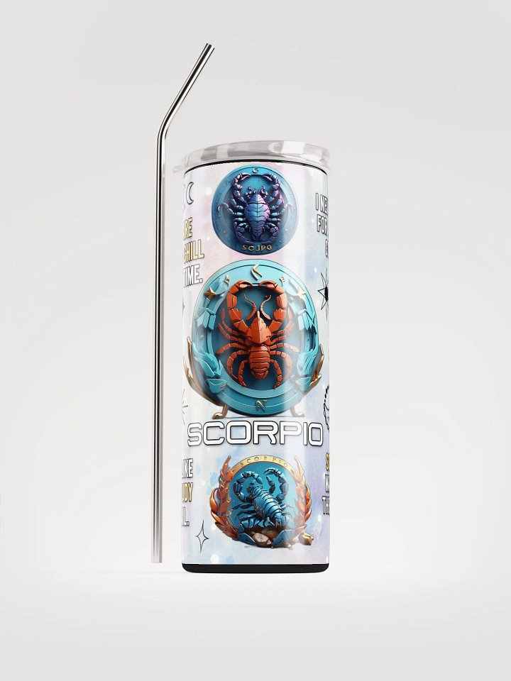 Intense and Chill Scorpio Stainless Steel Tumbler product image (2)