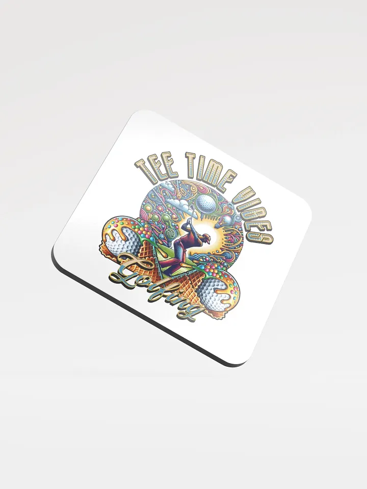 Tee Time Vibes Golfing Swing Time Coaster Set product image (2)