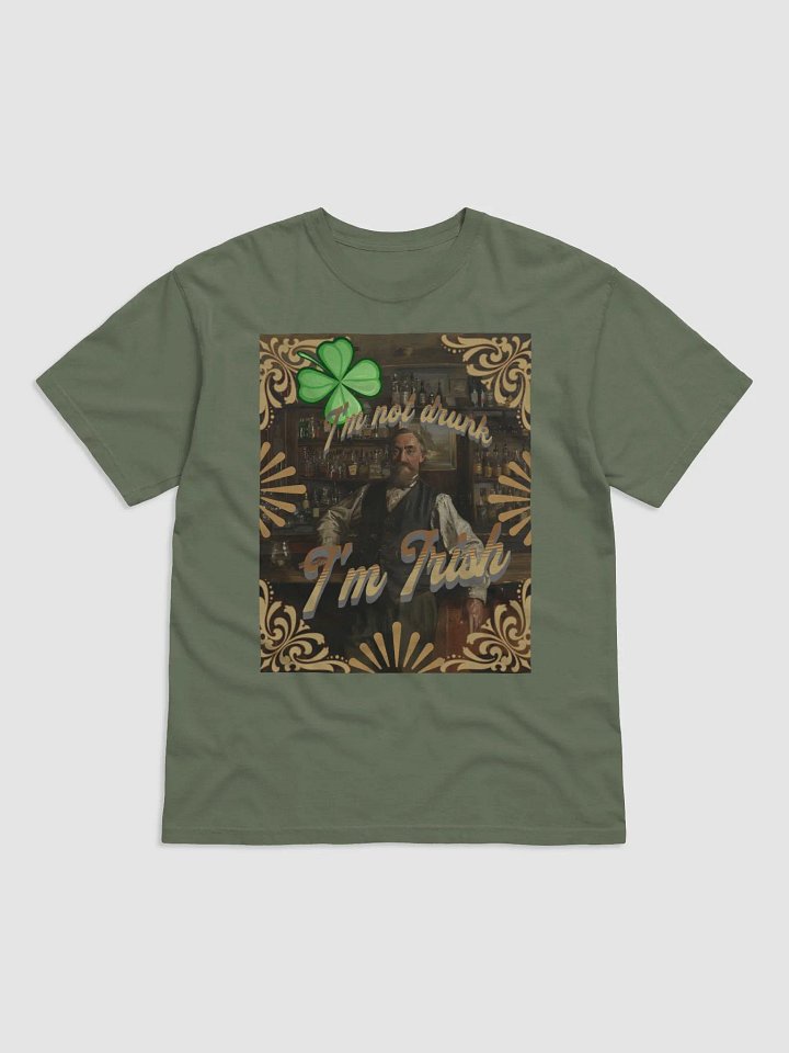 St. Patrick's Day Heavyweight Unisex Crewneck T-shirt product image (1)