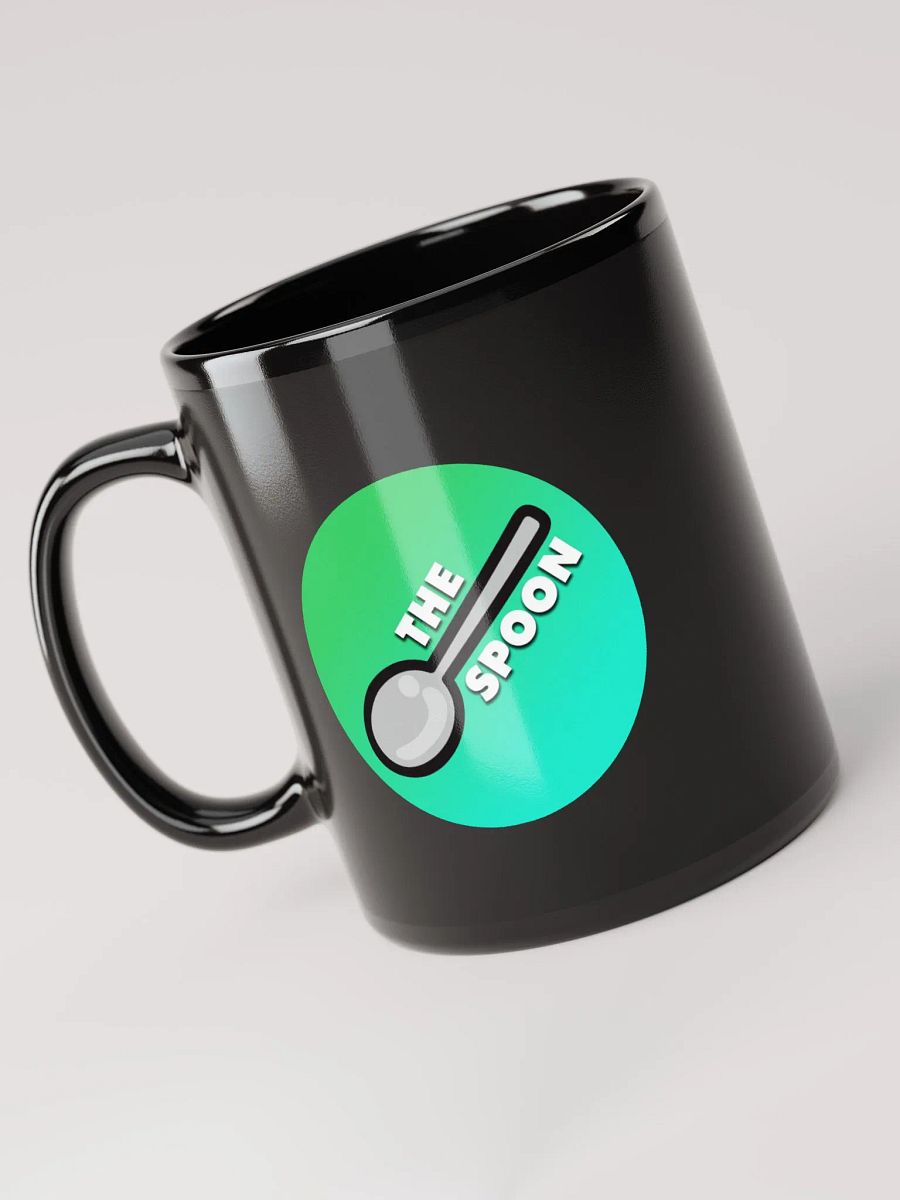 Spoon Mug - Black Glossy product image (3)