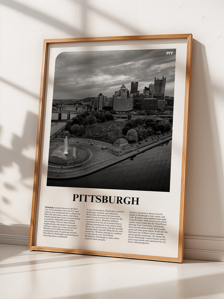 Pittsburgh 03 Newspaper Poster product image (2)