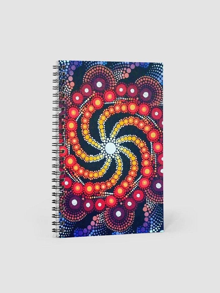 Oktopus Mandala Spiral Notebook product image (1)