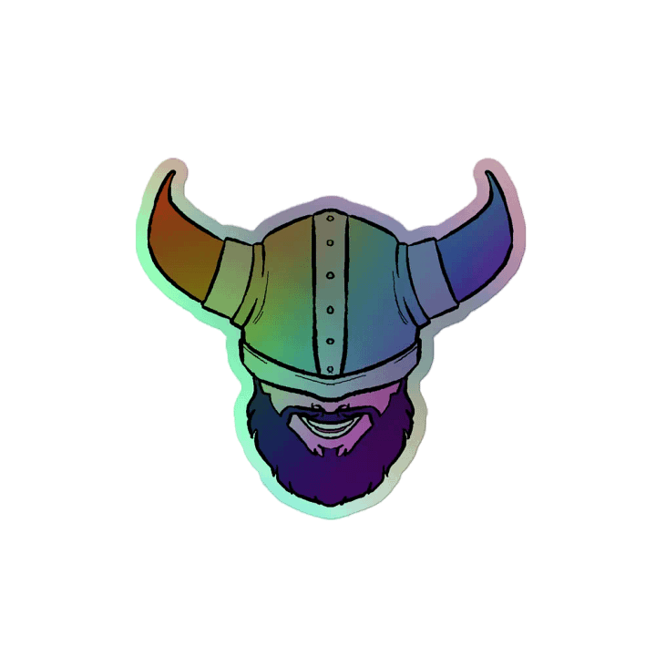 Holo Party Viking Sticker product image (2)