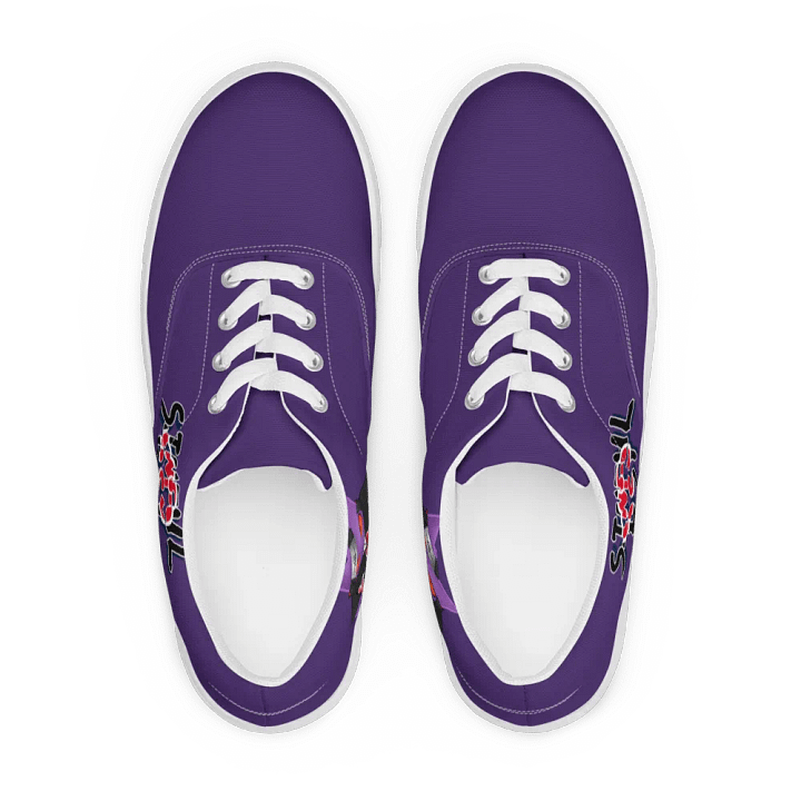 Gengar X Itachi Men's Lace-Up Canvas Shoes product image (1)