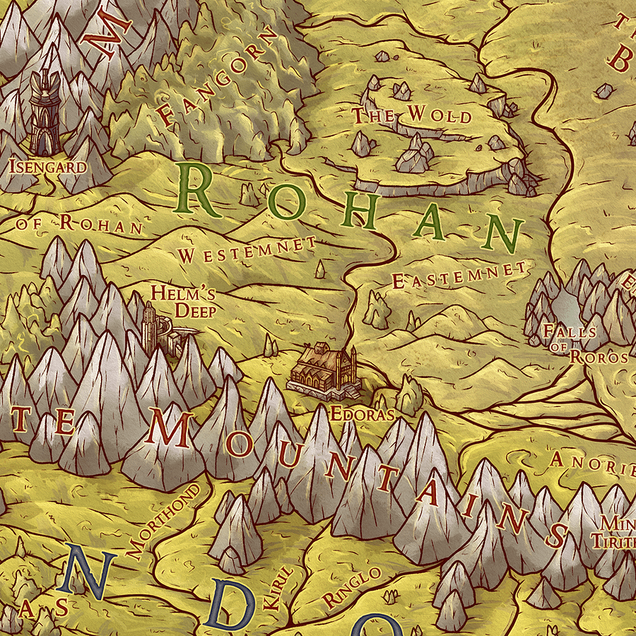 Map of Middle Earth (Third Age) product image (5)