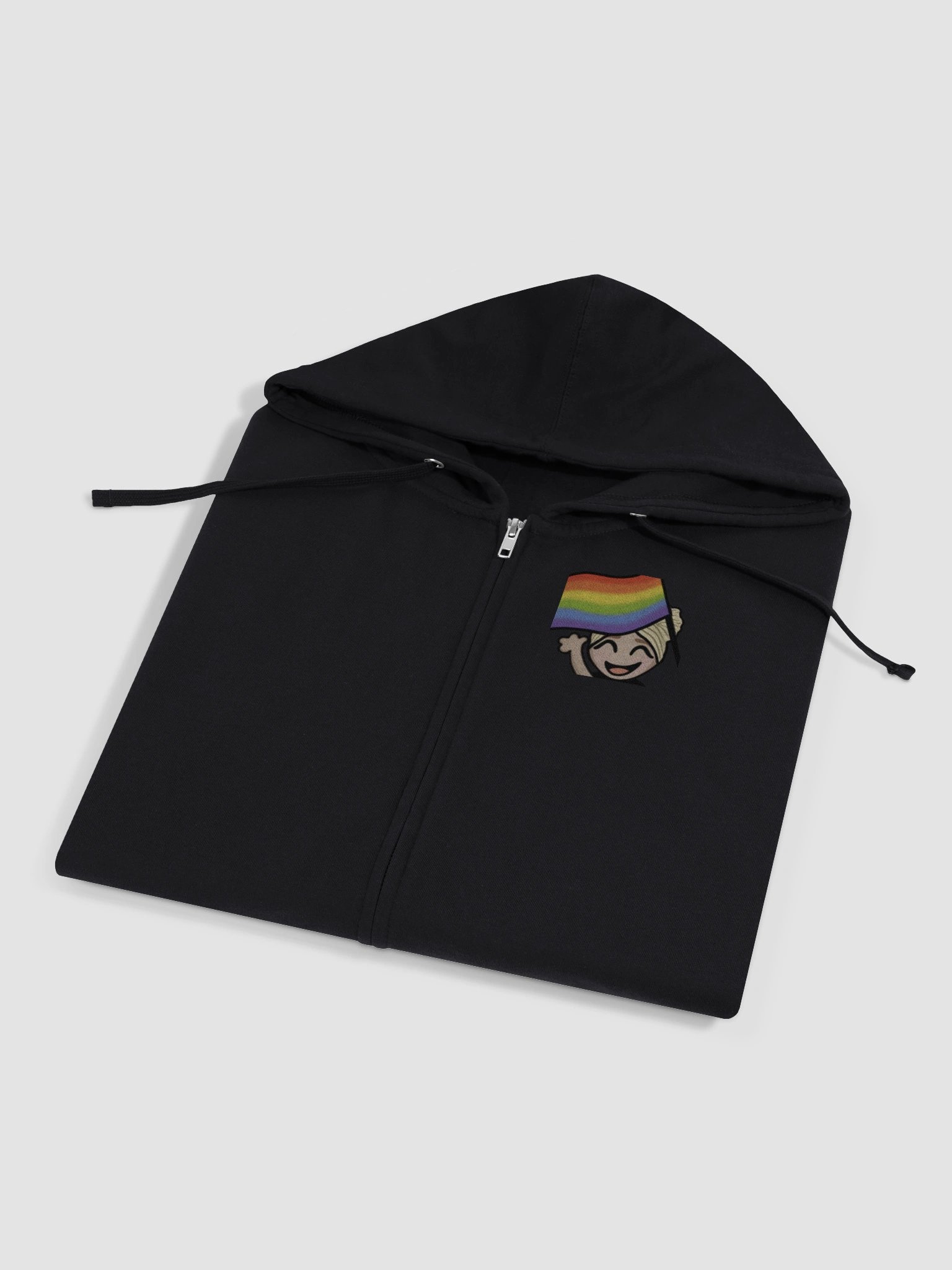 Pride Flag Zip-up Hoodie product image (4)