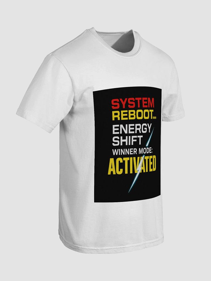 System Reboot – Power Reset Edition (White Tee) product image (2)