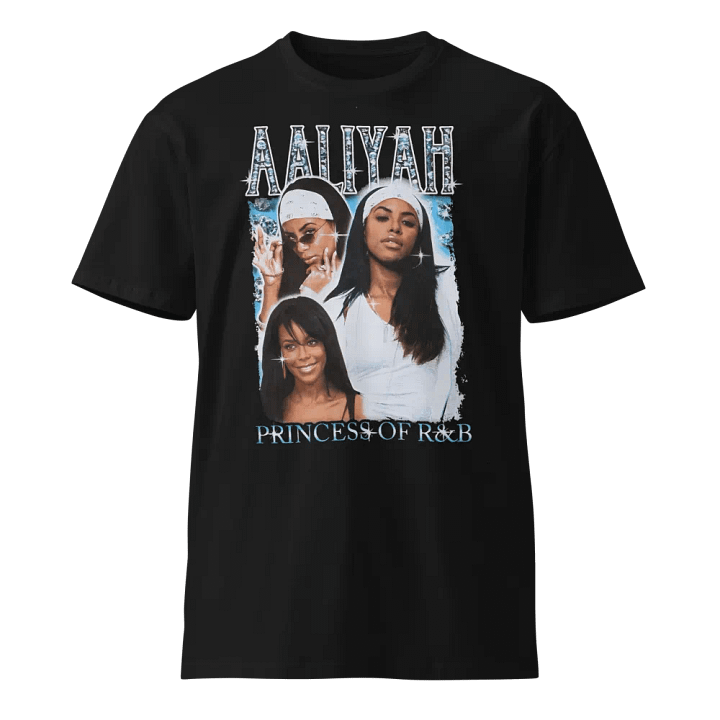 AALIYAH Princess of R&B Bandana Tee product image (2)