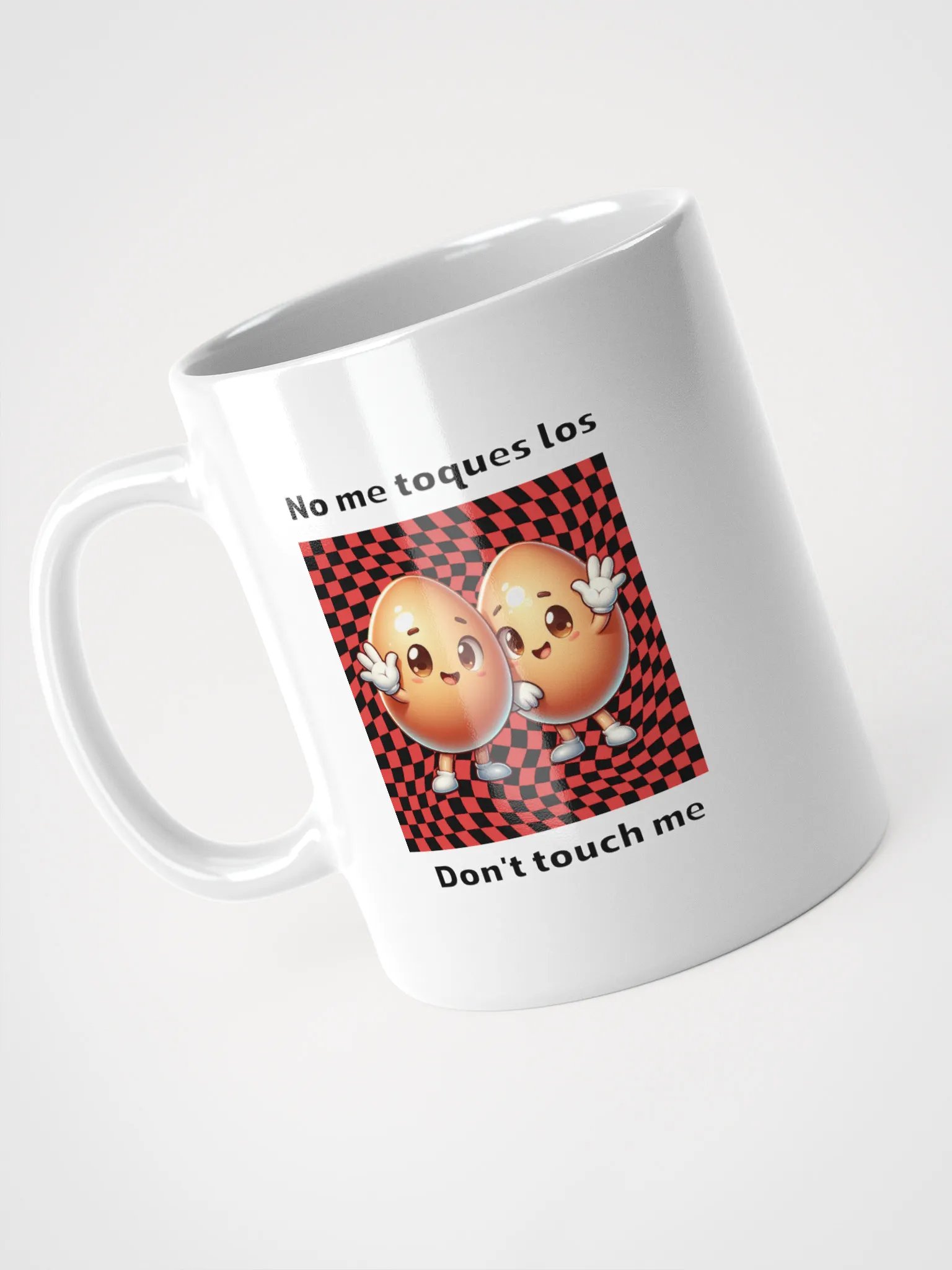 Don't Touch Me Eggstraordinary No Me Toques Los Mug product image (2)