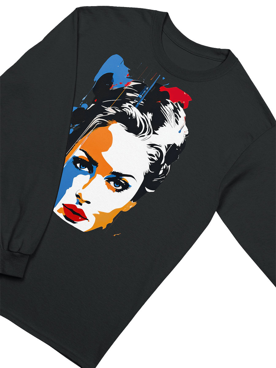 Abstract Girl - Gildan Ultra Cotton Unisex Long Sleeve T-Shirt product image (3)