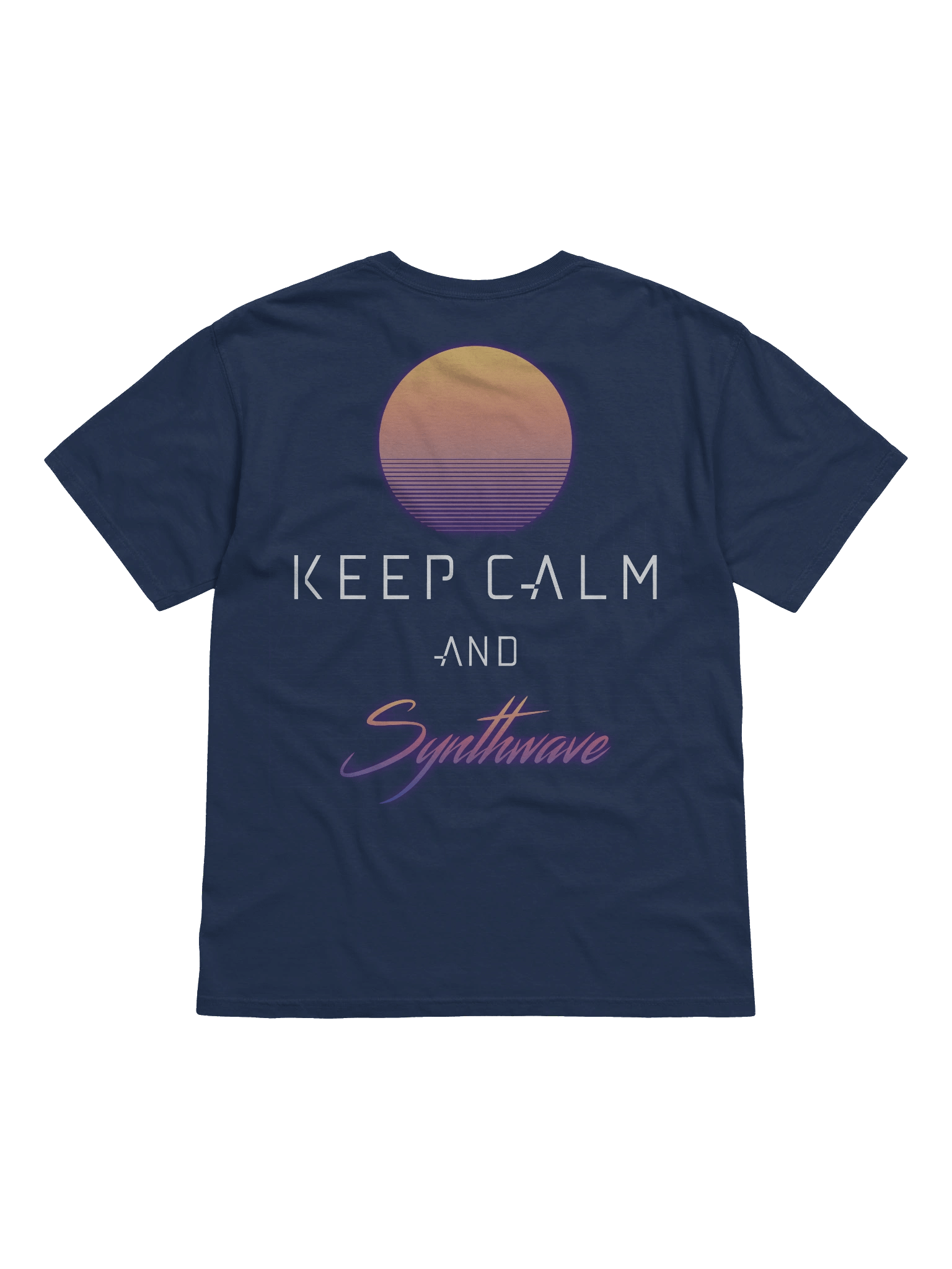 Keep Calm and Synthwave Men's Tee product image (2)