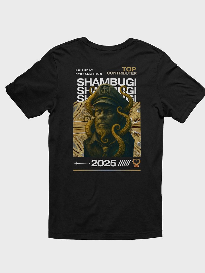 Shambugi Birthday Streamathon 2025 (Top Contributor) Tee product image (2)