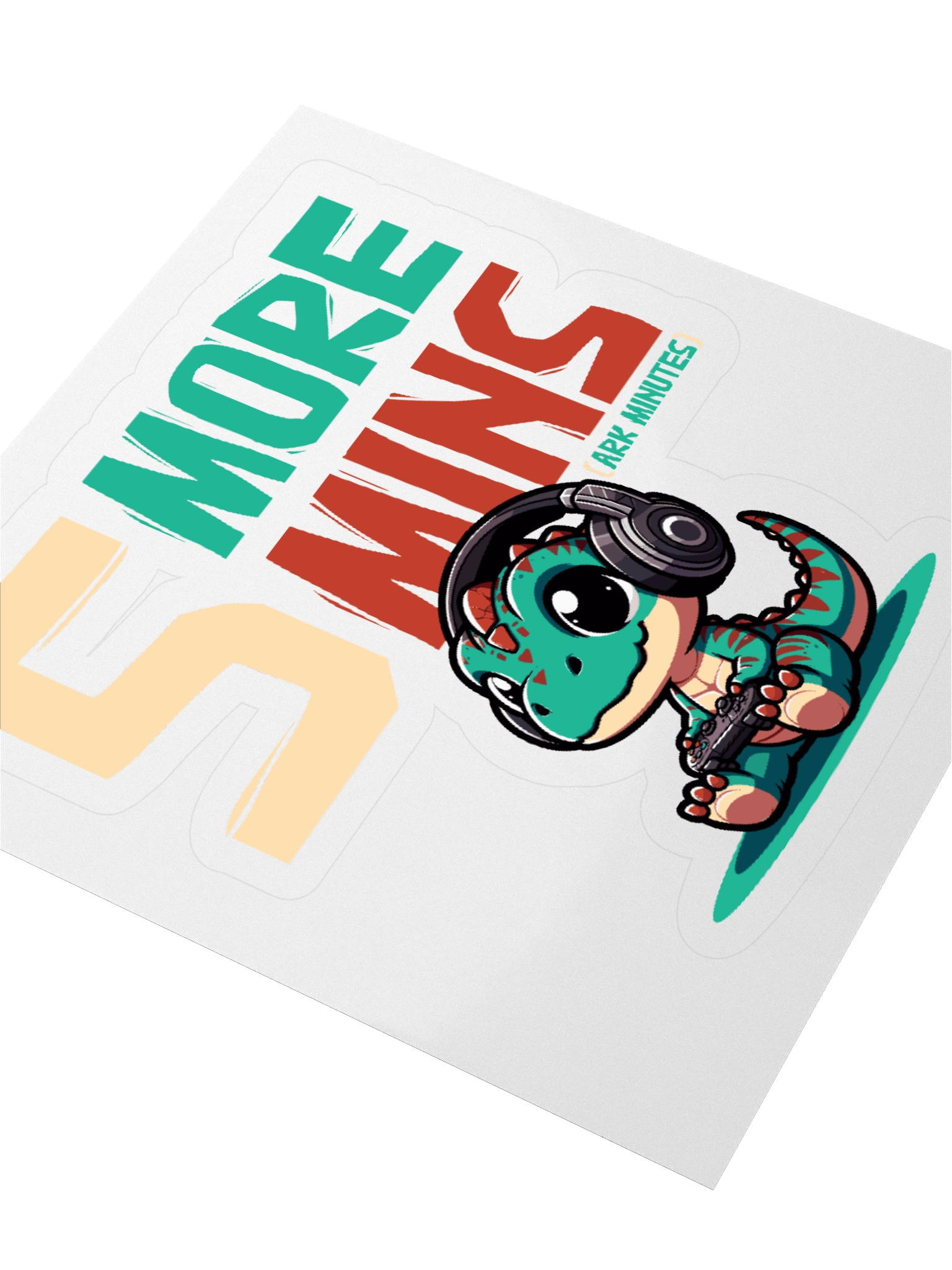5 More Minutes Vinyl Kiss Cut Sticker product image (8)