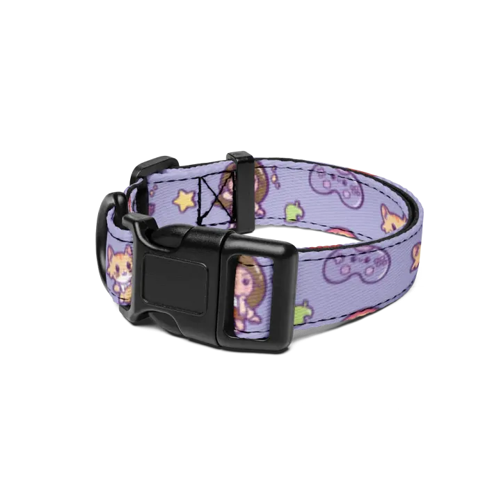 Alex & Tely Pattern Pet Collar - Purple product image (2)