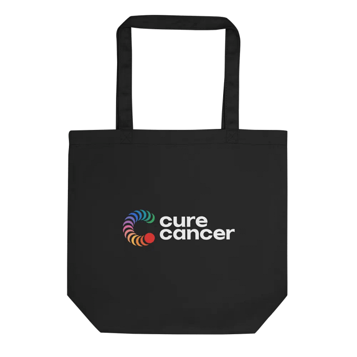 Cure Cancer | Logo Eco-Friendly Tote - Black product image (1)