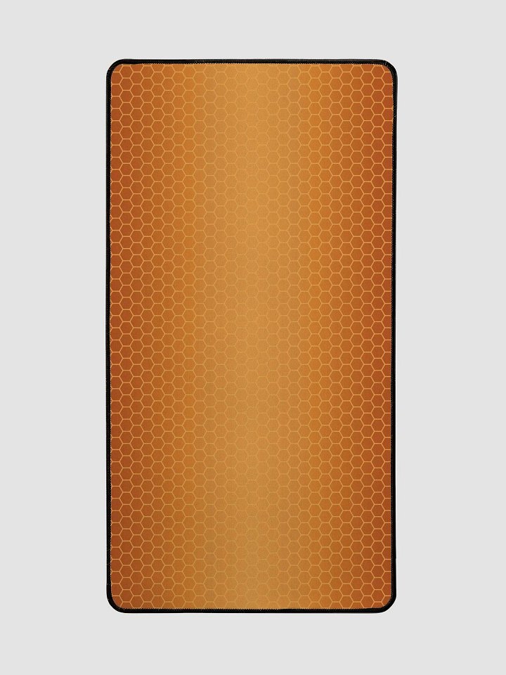 Warm Honeycomb Desk Mat product image (2)
