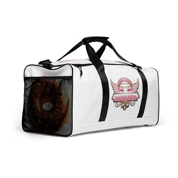 All Eyes on Pink Custom Duffle Bag product image (2)