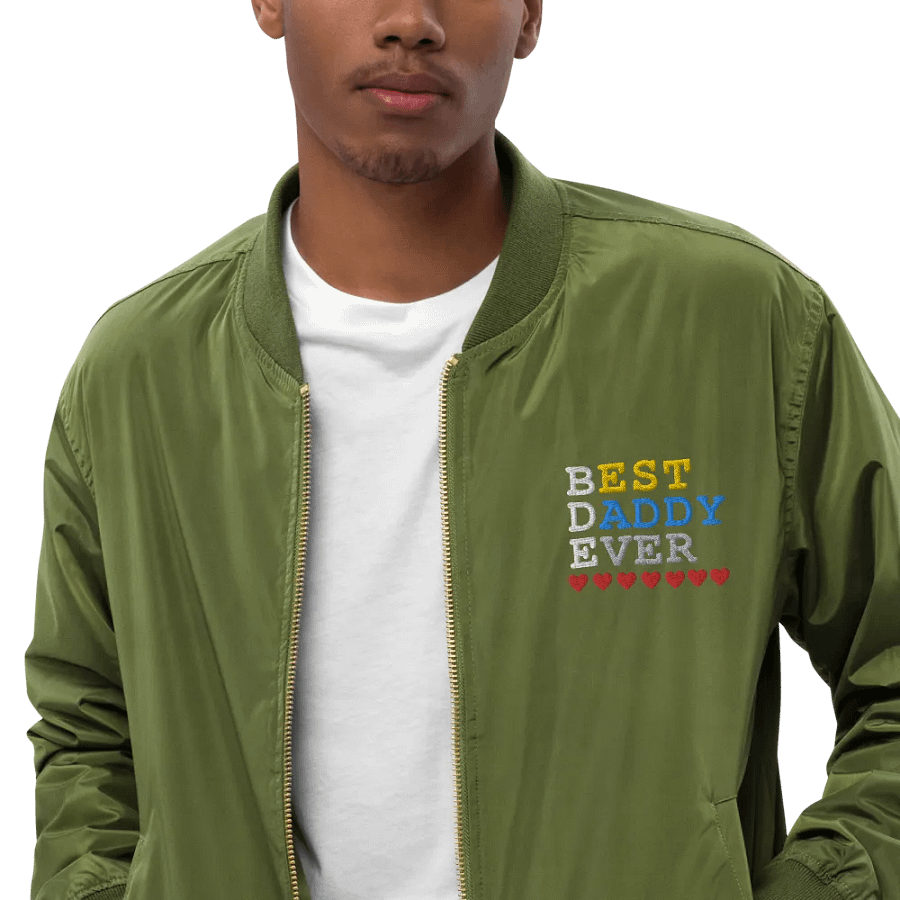 Best Daddy Ever Threadfast Apparel Premium Recycled Bomber product image (6)