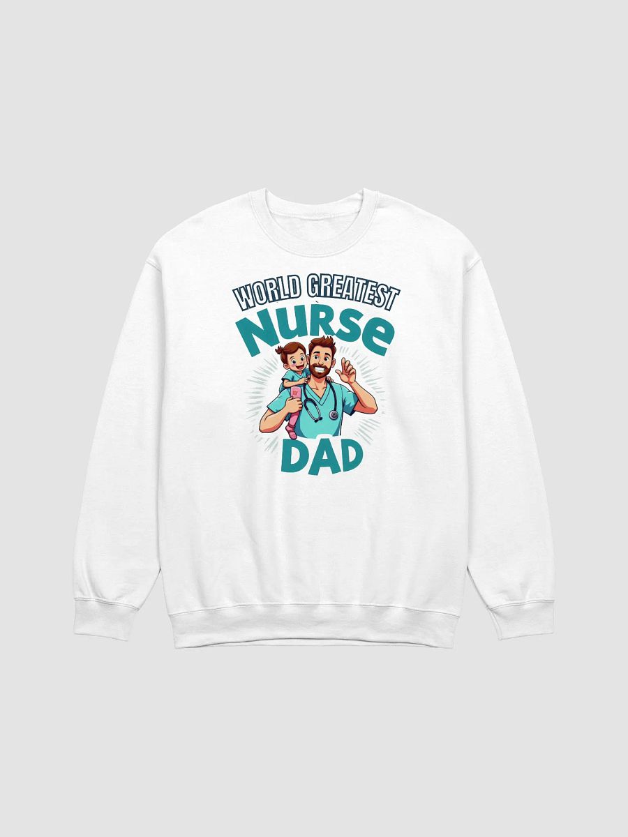 World's Greatest Nurse Dad Crewneck Sweatshirt product image (3)