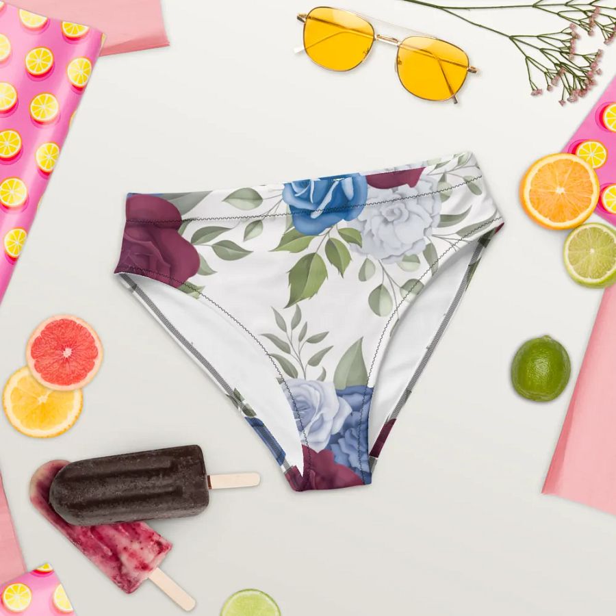 Eco-Chic Floral Paradise Bikini Bottoms product image (8)