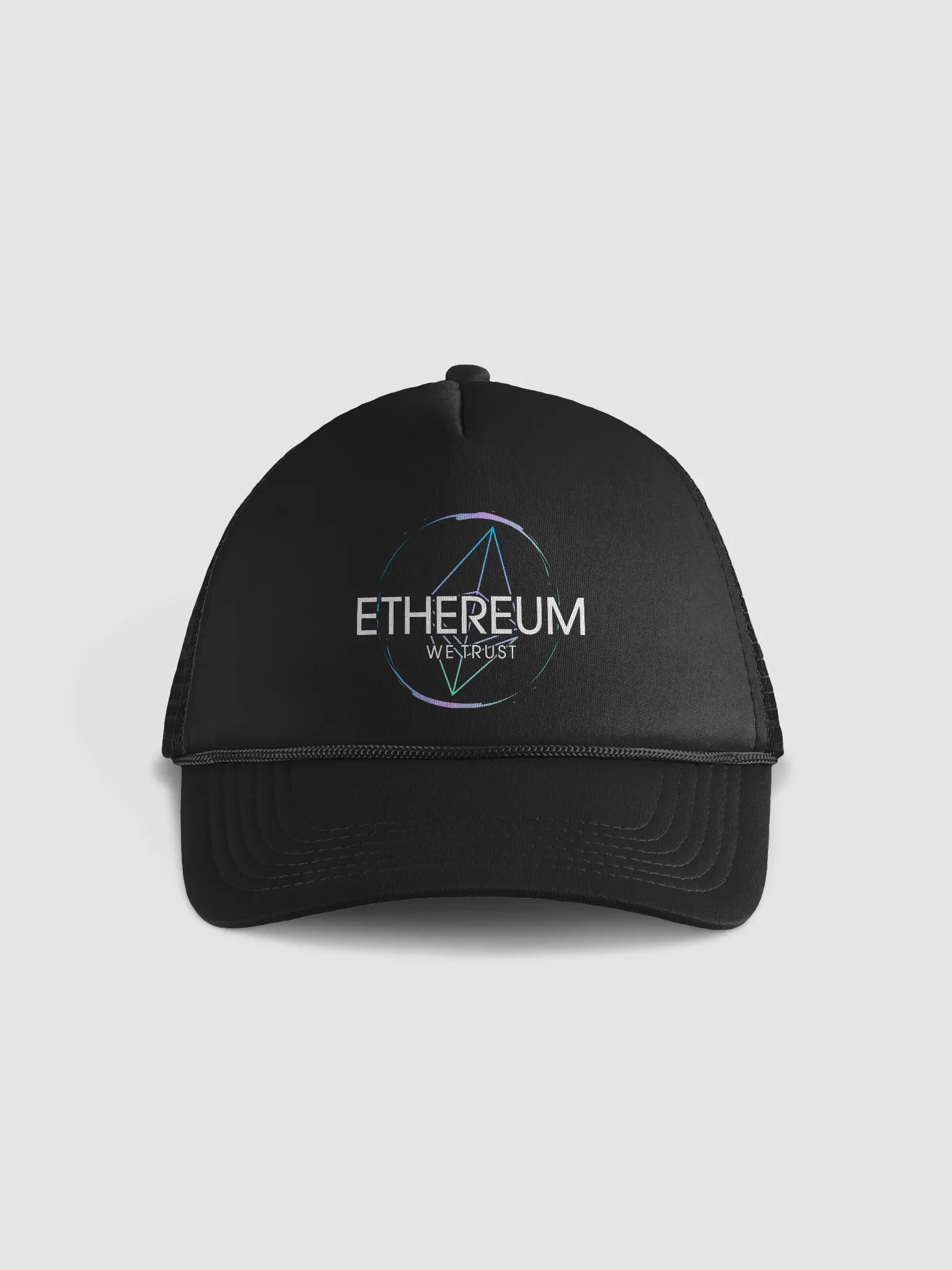 Ethereum Geometric Logo Trucker Hat product image (1)