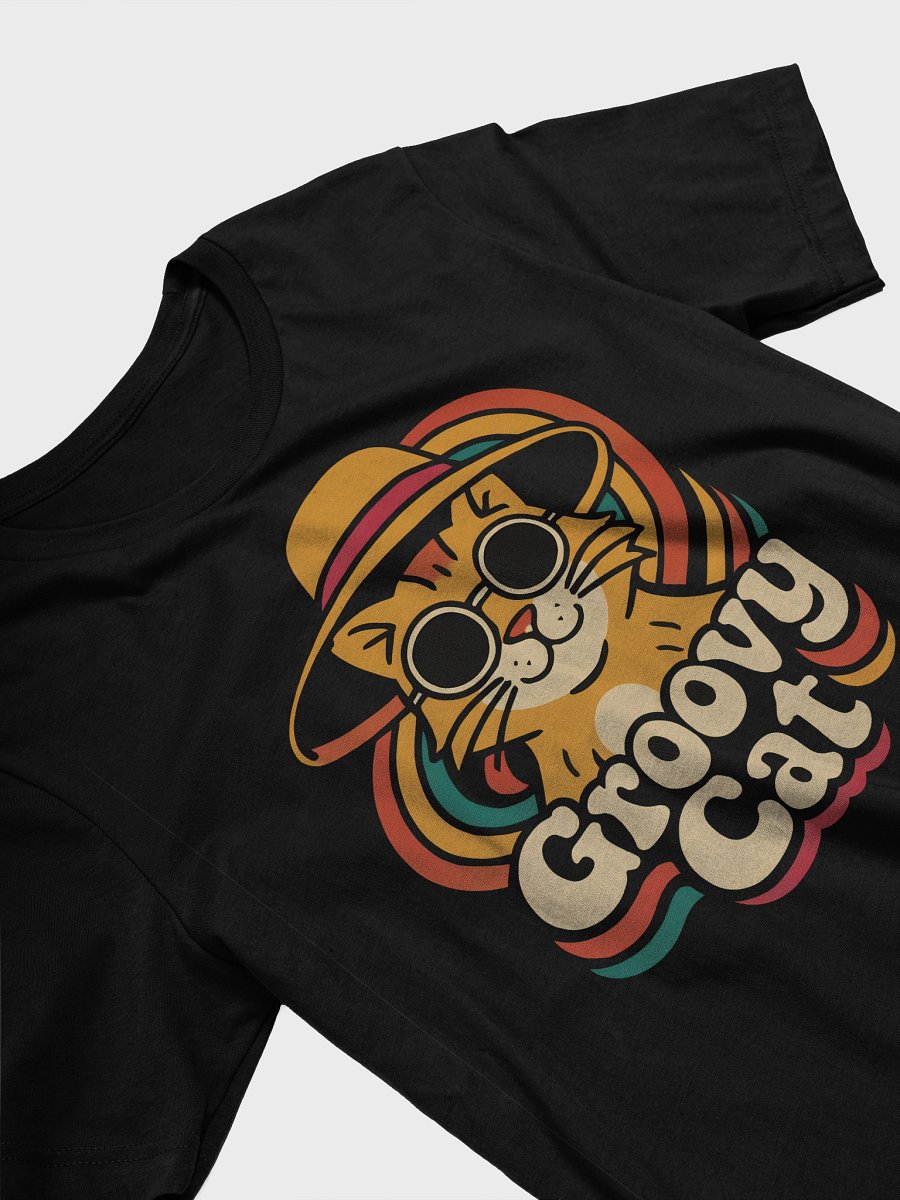 Groovy Cat Retro T-Shirt product image (3)